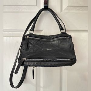 Givenchy Pandora Mini Wrinkled Leather Bag